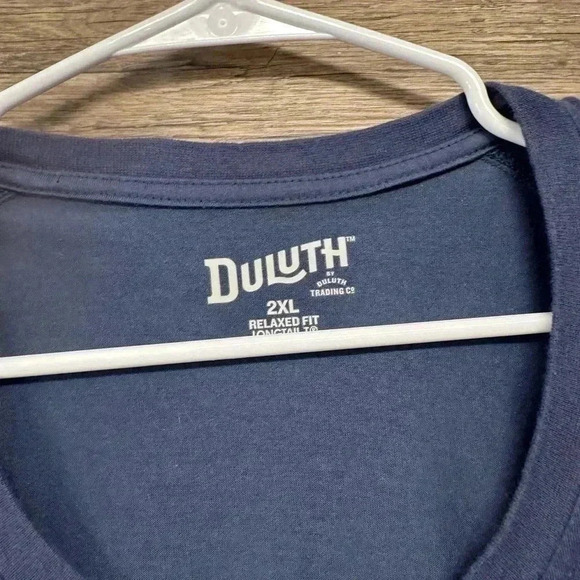 Duluth Trading Co Men's Navy Blue Shirt - Picture 3 of 3